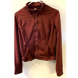 90 Degree by Reflex Women's Fitted Performance Jacket - Burgundy - Size Large